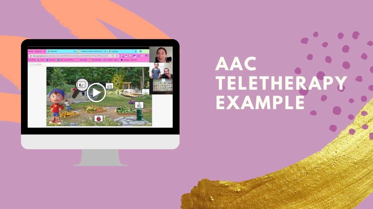 Aac Teletherapy Example Youtube