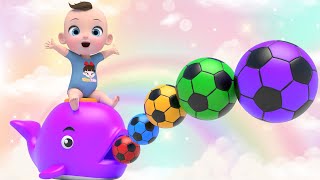 Baby Shark Family Song! | Learn Color Nursery Rhymes | Baby & Kids Songs
