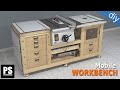 How to install a Cast Iron Table Saw on a Workbench - EP 1