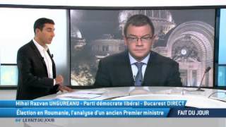 Élection en Roumanie, l'analyse d'un ancien Premier ministre