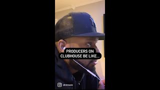 Producers On Clubhouse Be Like | Music Studio Skits - Recording Studio Skits #shorts