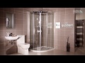 1200 x 800 left hand offset quadrant shower enclosure