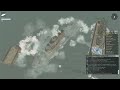 2 frigates vs 2 destroyers and battleship qrf foxhole navy