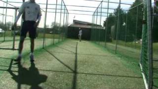 Bowling in nets