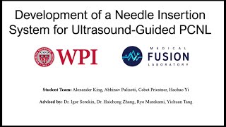 NIH DEBUT Challenge - Ultrasound Guided Needle Insertion PCNL System