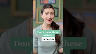 DON’T MAKE These Most Common MISTAKES in English #shorts