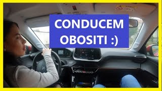 Examen pe masina cu cutie automata, conducem, invatam si exersam la scoala de soferi cu instructorul