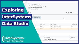 Exploring InterSystems Data Studio