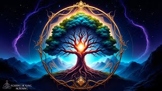 Las Frecuencias Curativas Más Poderosas | Limpieza De 7 Chakras + Árbol De La Vida | Eliminar Tod...