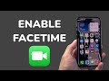 How To Enable FaceTime on iPhone?