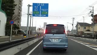 令和3年01月15日(金)15時41分　江戸川区東小岩5丁目～R14～市川広小路～市川駅前～菅野駅入口～八幡3丁目