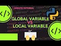 Global variable and Local variable with same name in python #shorts
