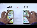 SAMSUNG A04 vs A12  - SPEED TEST