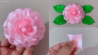 Amazing Ribbon Flower Work - Hand Embroidery Flowers Design - How to Make Ribbon Flowers - Flowers