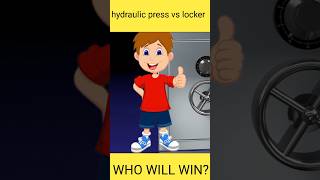 hydraulic press vs locker || who will win😱 #shorts #fact #factinhindi #youtubeshorts #short #viral