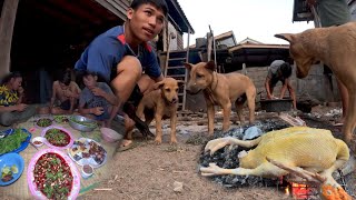 กินเป็ดกับครอบครัว.น้องหมาโตแล้ว/ກິນເປັດກັບຄອບຄົວ