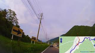 【車載動画】1440p高画質(地図有)  長野県　道の駅女神の里たてしな(立科町)～新和田トンネル(下諏訪町)～諏訪大社(諏訪市)