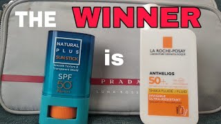 SKINCARE WAR II: La Roche Posay SUNSCREEN VS. AHC SUN STICK