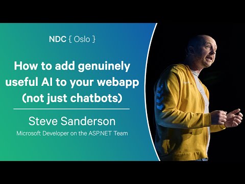 Cómo agregar IA realmente útil a su aplicación web (no solo chatbots) – Steve Sanderson