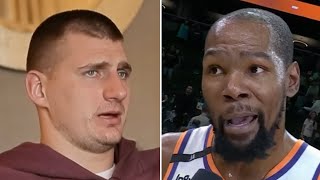 Nikola Jokic REACTS To Kevin Durant Saying He's One Of The GREATEST Basketball Players Of ALL TIME