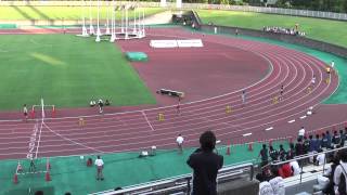 H25 静岡県高校新人 男子4x100決勝