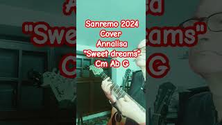 Annalisa "Sanremo 2024"#cover #shorts #lessons #chords #free #tutorial #fingerstyle #accordi #musica