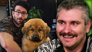 Hasan's Puppy Meets The H3 Crew (Very Cute)