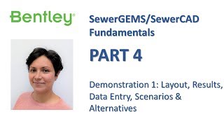 SewerGEMS/SewerCAD Fundamentals Part 4: Demonstration 1 (Layouts and Data Entry)