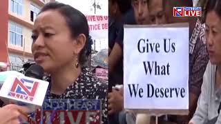 All Nagaland Ad Hoc teachers intensify its agitation