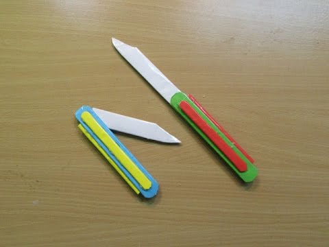 How to Make a Paper Switch Blade - Easy Tutorials How to Make a Paper Switch Blade - Easy Tutorials