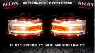 Ford 17-18 F250/F350/F450 Superduty Side Mirror Lenses - Clear Lens 264245CL