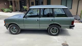 1989 Range Rover Classic walk around . 450KM on the clock