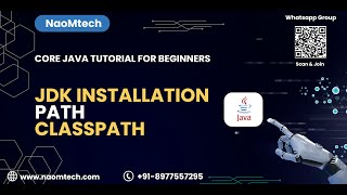 8.Java Tutorial for Beginners | Jdk Installation | Setting path and classpath.