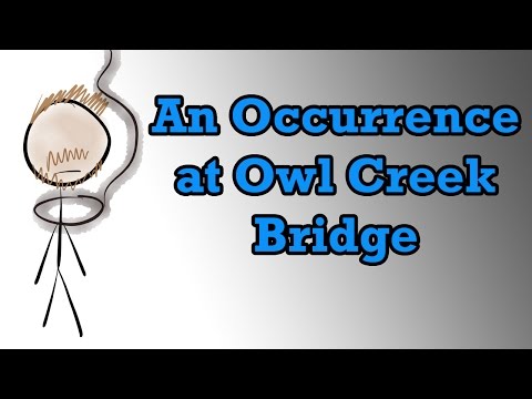 What does the pendulum symbolize in An Occurrence at Owl Creek Bridge?