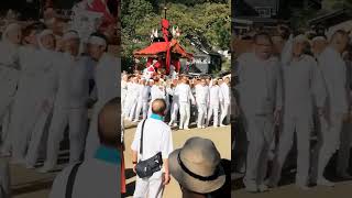 坂町 秋祭り 刎条頂戴（ちょうさい）2024