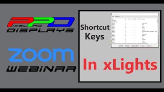 xLights Webinar: xLights Key Bindings (Shortcut Keys)