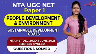Sustainable Development Goals | NTA UGC NET Paper 1 Classes | People Development & Environment