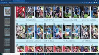 WCCF Footista 2021-5 season preview {Football Soccer Trading Cards Collecting}