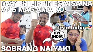 LIFE in INDIA: SA WAKAS MAY PHILIPPINES VISA NA ANG MAG-AMA KO! NAIYAK AT HINDI MAKAPANIWALA!