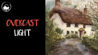 Painting a Cottage with Watercolor - LiveStream #127