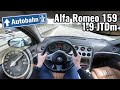 2006 Alfa Romeo 159 1.9 JTDm - V-max. Próba autostradowa.