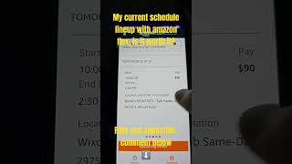 Amazon Flex Schedule Reveal! 📅✨ Worth It? 🤔 #AmazonFlex #GigLife #DeliveryVibes #SideHustle #Vlog