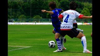 オルカ鴨川FCNo.5松長佳恵選手DFを交し豪快なシュートで先制点!!