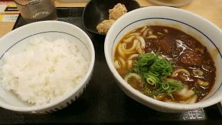 朝ごはん【なか卯】プレミアムカレーうどん