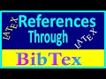 Generating list of references through BibTex in Latex