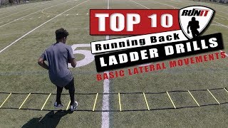 TOP 10 BASIC Running Back Ladder Drills (LATERAL)