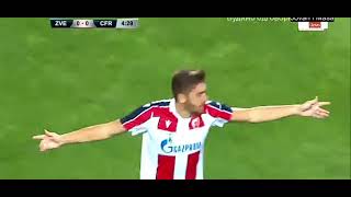 Crvena Zvezda -  Kluz / Gol Milana Pavkova za 1 - 0