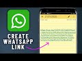 How to create a Clickable Whatsapp Link (NEW METHOD)