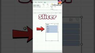 How to use filter (slicer)#excelshorts #excelformula#exceltips #exceltutorial#exceltricks #ytshorts