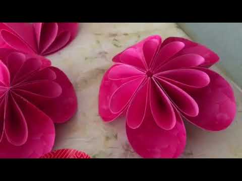 Round Kusudama Flowers using Ang Pow Papers Round Kusudama Flowers using Ang Pow Papers